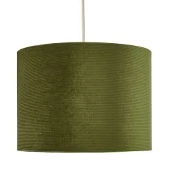 Dunelm Moss Green Santos Velvet Corduroy Shade -Dunelm Lights Sales 1000181099 alt05
