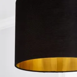 Dunelm Black Santos Velvet Corduroy Shade -Dunelm Lights Sales 1000181101 alt02
