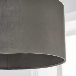 Dunelm Nesa 35cm Velvet Drum Shade -Dunelm Lights Sales 1000181822 alt02