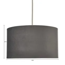 Dunelm Nesa 35cm Velvet Drum Shade -Dunelm Lights Sales 1000181822 alt07