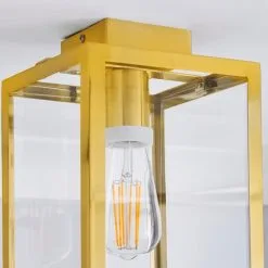 Dunelm London Bathroom Ceiling Fitting Brushed Gold -Dunelm Lights Sales 1000182549 alt03