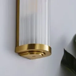 Dunelm Ripon Bathroom Wall Light Brushed Gold -Dunelm Lights Sales 1000182550 alt02