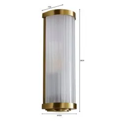 Dunelm Ripon Bathroom Wall Light Brushed Gold -Dunelm Lights Sales 1000182550 alt07