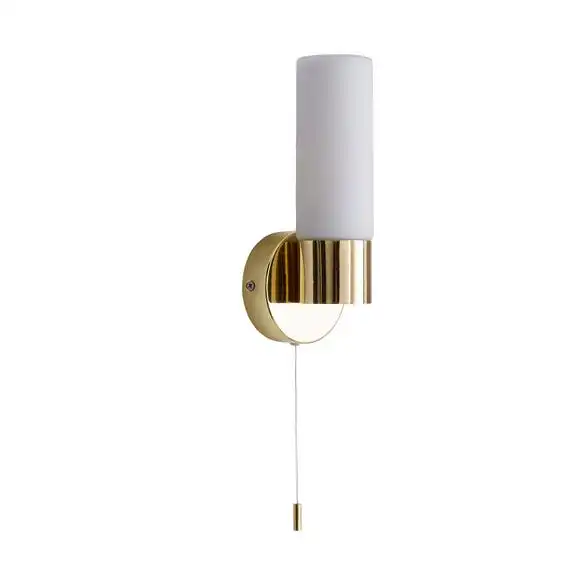 Dunelm Porto Bathroom Wall Light Brass 5 Dunelm Porto Bathroom Wall Light Brass - Image 5