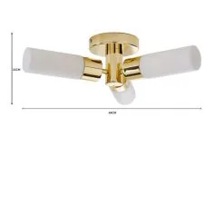 Dunelm Porto Bathroom 3 Light Ceiling Fitting Brass 11 Dunelm Porto Bathroom 3 Light Ceiling Fitting Brass -Dunelm Lights Sales 1000182553 alt07