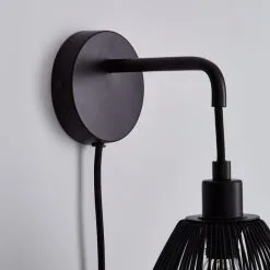 Elements Jaula Wall Light Black -Dunelm Lights Sales 1000182574 alt03