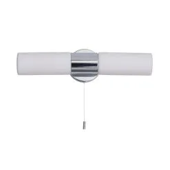 Dunelm Porto Bathroom 2 Light Wall Light Chrome -Dunelm Lights Sales 1000182581 alt05