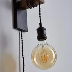 Dunelm Fulton Easy Fit Plug In Wall Light -Dunelm Lights Sales 1000182782 alt03