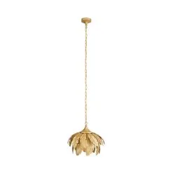 Dunelm Farrah Palm Leaf Ceiling Fitting Gold -Dunelm Lights Sales 1000182784 alt05