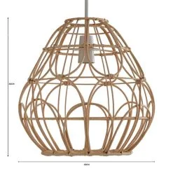 Dunelm Decorative Cane Easy Fit Pendant Natural 10 Dunelm Decorative Cane Easy Fit Pendant Natural -Dunelm Lights Sales 1000182786 alt07