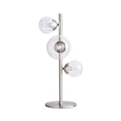 Dunelm Tarsia Glass Table Lamp Satin Nickel -Dunelm Lights Sales 1000182789 alt05