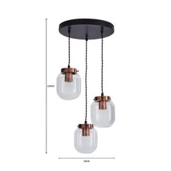 Elements Dayo Cluster Ceiling Fitting 11 Elements Dayo Cluster Ceiling Fitting -Dunelm Lights Sales 1000182796 alt07
