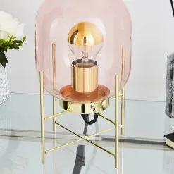 Elements Dayo Table Lamp Pink -Dunelm Lights Sales 1000182797 alt02