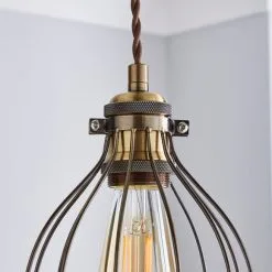 Dunelm Charlie Industrial Bulb Cage 8 Dunelm Charlie Industrial Bulb Cage -Dunelm Lights Sales 1000182917 alt02