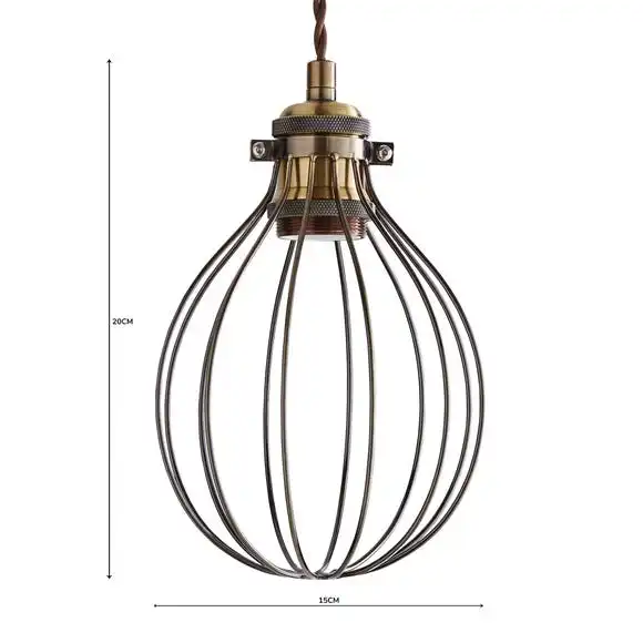 Dunelm Charlie Industrial Bulb Cage 6 Dunelm Charlie Industrial Bulb Cage - Image 6