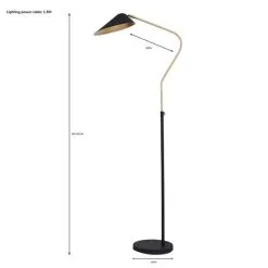 Dunelm Savona Floor Lamp Black -Dunelm Lights Sales 1000182928 alt07