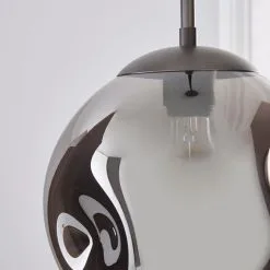 Dunelm Alexis Glass 1 Light Pendant Ceiling Fitting -Dunelm Lights Sales 1000183024 alt02