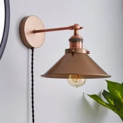 Dunelm Logan Plug-in Wall Light -Dunelm Lights Sales 1000183025 alt01