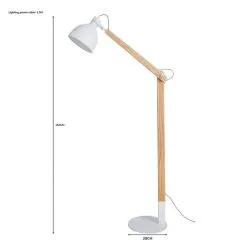 Dunelm Cleo Adjustable Floor Lamp -Dunelm Lights Sales 1000183032 alt07