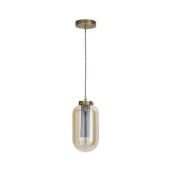 Dunelm Safi Mesh 1 Light Pendant Ceiling Fitting Antique Brass -Dunelm Lights Sales 1000183034 alt05