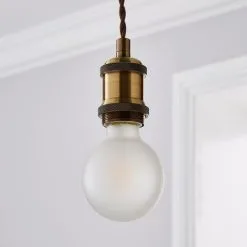 Status Bradford G80 Bulb Frosted 7 Status Bradford G80 Bulb Frosted -Dunelm Lights Sales 1000183068 alt01