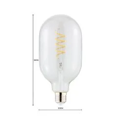 Status Haines Oval Filament Bulb Clear -Dunelm Lights Sales 1000183070 alt07