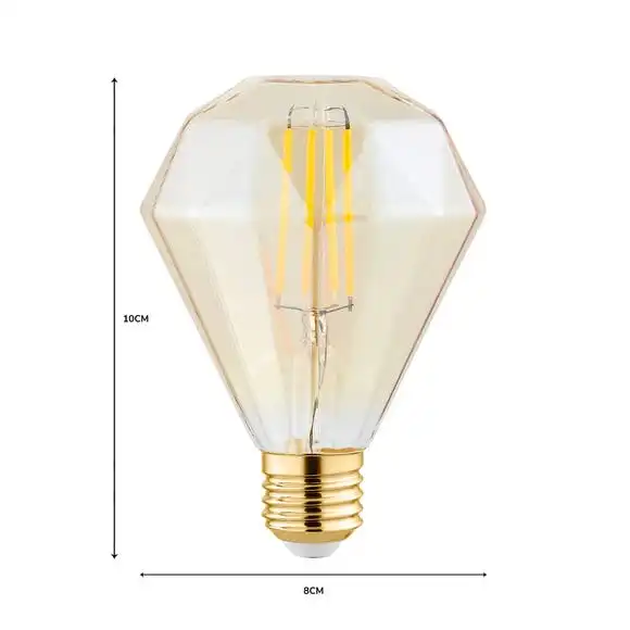 Status Bonny 4W ES ZSH Faceted Dimmable Bulb 5 Status Bonny 4W ES ZSH Faceted Dimmable Bulb - Image 5