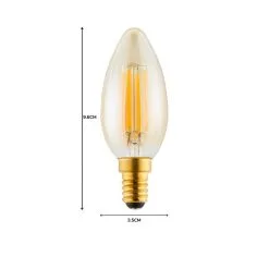 Status Florence 4W SES Candle Dimmable Bulb -Dunelm Lights Sales 1000183077 alt07