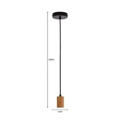 Dunelm Aliya Flex Fitting Wooden -Dunelm Lights Sales 1000183103 alt07