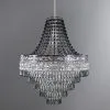 Dunelm Blenheim 47cm Smoked Jewels Chandelier Easy Fit Pendant -Dunelm Lights Sales 30131245