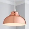 Galley Copper Easy Fit Pendant 9 Galley Copper Easy Fit Pendant -Dunelm Lights Sales 30158352