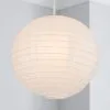 Dunelm Paper Lantern 30cm White Easy Fit Pendant -Dunelm Lights Sales 30243888