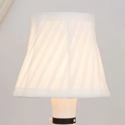 Dunelm Twisted Pleat Lamp Shade 14cm Ivory