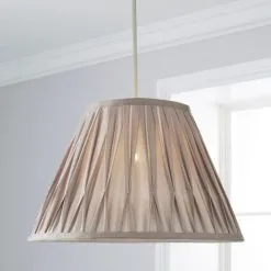 Dunelm Valerie Pleat Candle Lamp Shade
