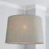 Dunelm Sara Tapered Lamp Shade 40cm Grey -Dunelm Lights Sales 30244186