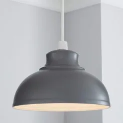 Dunelm Galley Grey Easy Fit Pendant