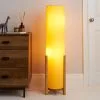 Elements Bjorn Ochre Floor Lamp -Dunelm Lights Sales 30274343