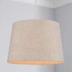 Dunelm Mons Chenille Lamp Shade 31cm Natural