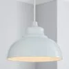 Galley Gloss White Easy Fit Pendant -Dunelm Lights Sales 30464778