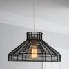 Forde Wire Black Easy Fit Pendant -Dunelm Lights Sales 30464787