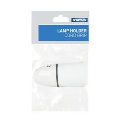 Status Cord Grip White Lamp Holder