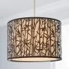 Dunelm Catiri Bamboo Leaf Grey Easy Fit Pendant -Dunelm Lights Sales 30571310