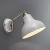 Dunelm Bradwell Dove Grey Wall Light