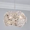 Dunelm Jaimee 3 Light Crystal Chrome Ceiling Fitting -Dunelm Lights Sales 30579898