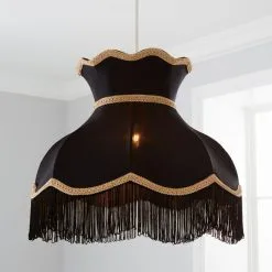 Dunelm Carmona Lamp Shade 45cm Black