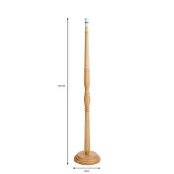 Dunelm Legoli Turned Wood Floor Lamp Base -Dunelm Lights Sales 30624737 alt04