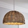 Dunelm Lari Split Weave Grey Easy Fit Pendant -Dunelm Lights Sales 30625062