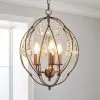 Dunelm Salino Globe 3 Light Antique Copper Chandelier -Dunelm Lights Sales 30625064