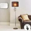 Dunelm Etta Touch Dimmable Chrome Floor Lamp -Dunelm Lights Sales 30647550