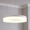 Dunelm Mickie 1 Light Integrated LED Hoop White Ceiling Fitting